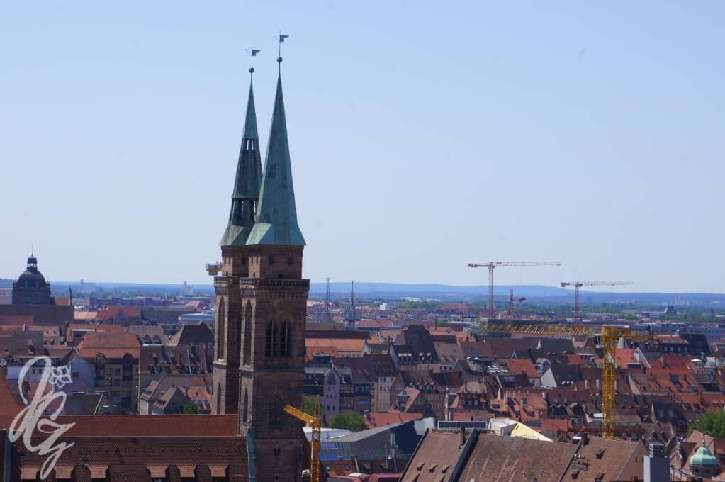 View from the castle over Nuremberg
