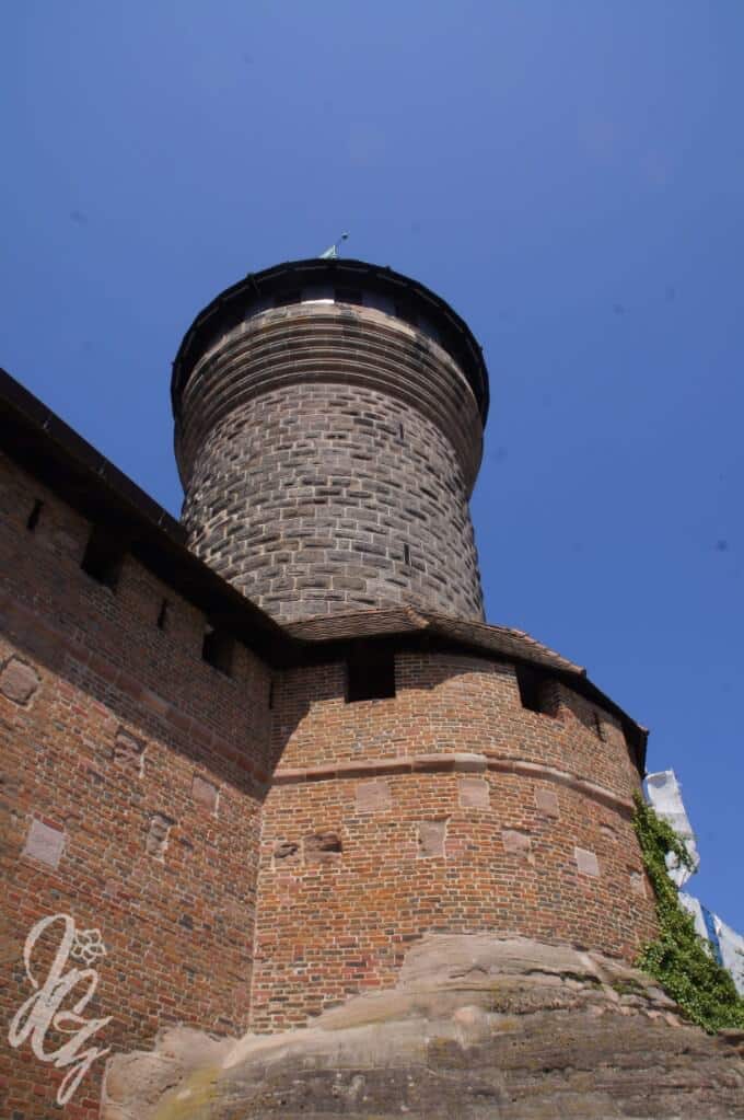 Tower at the castle in Nuremberg