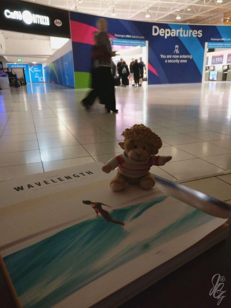 Charlie at Birmingham airport with Wavelengthmag
