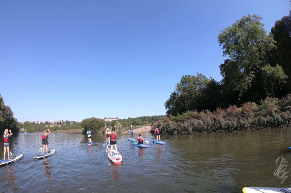 Paddle boarding in Richmond