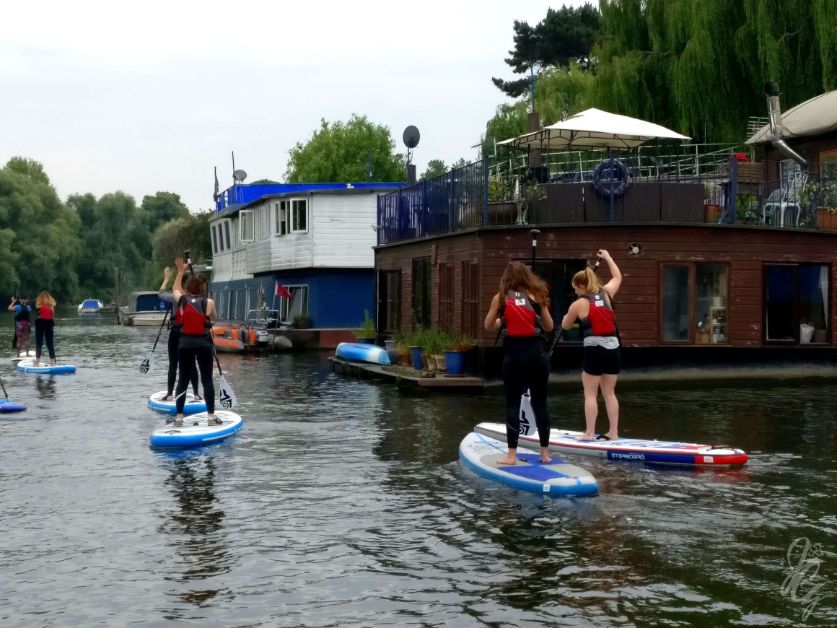 Paddle boarding in Richmond