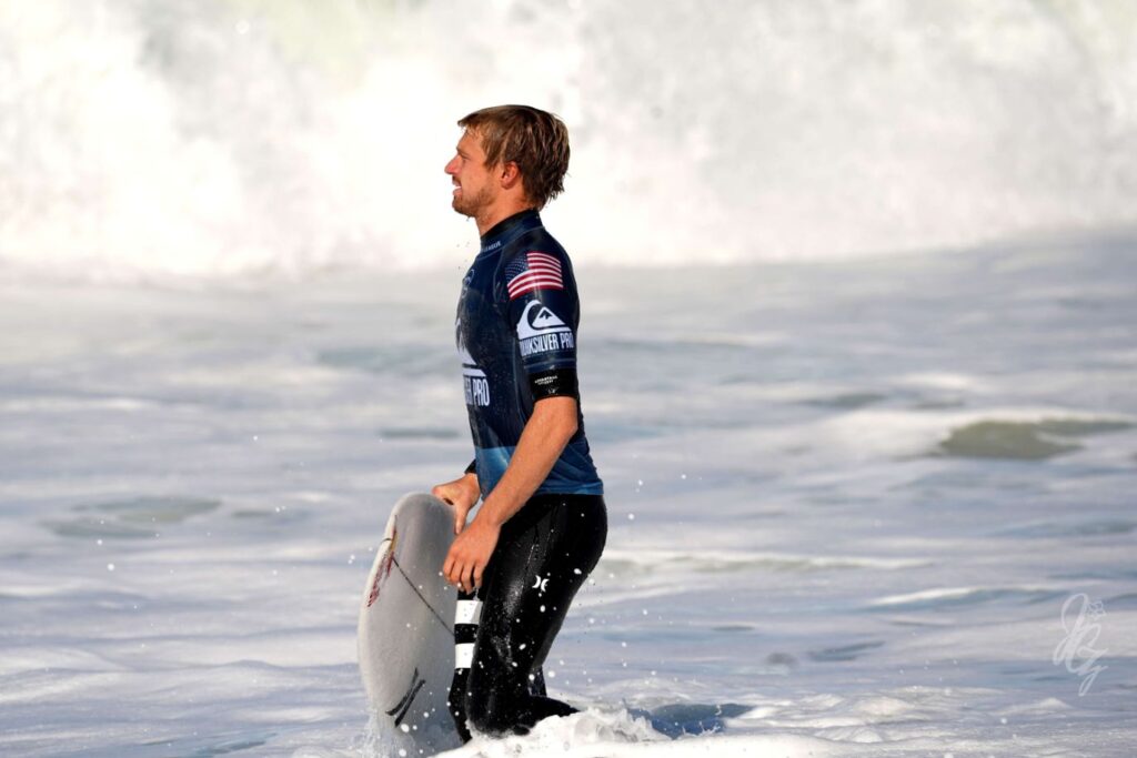 Surfer Kolohe Andino at the Quiksilver Pro France 2019