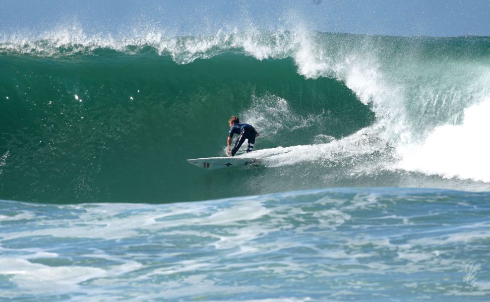 Surfer Kolohe Andino at the Quiksilver Pro France 2019