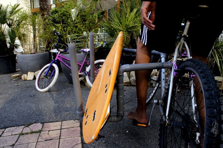 DIY Boardrack for a bike