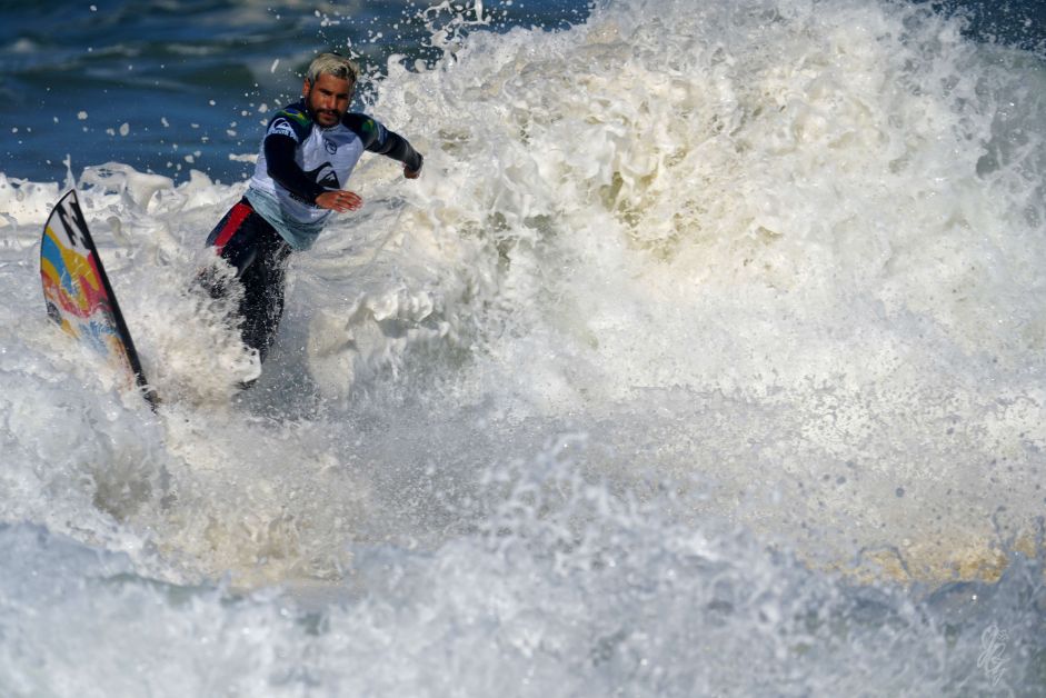Surfer Italo Ferreira at the Quiksilver Pro France 2019