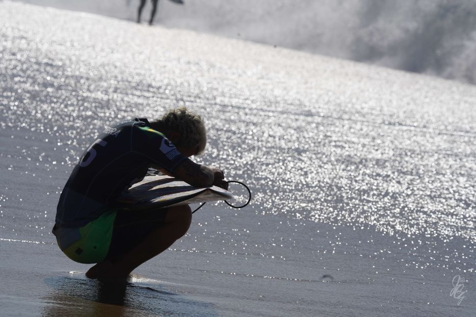 Surfer Italo Ferreira at the Quiksilver Pro France 2019