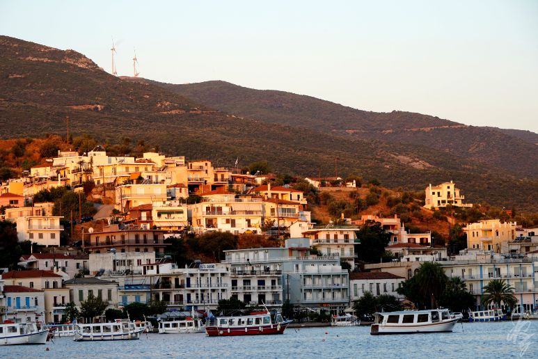 Poros in the morning light.