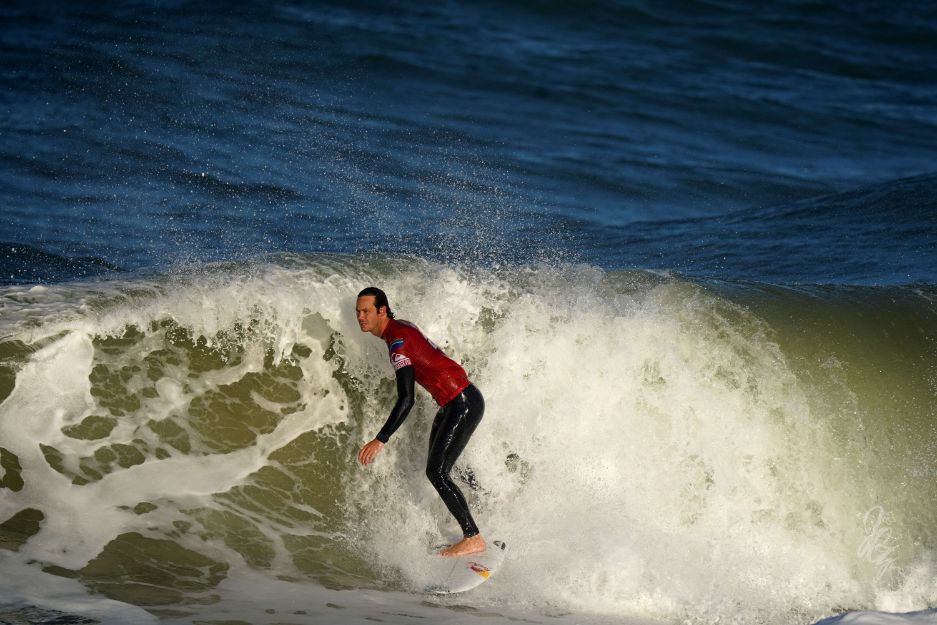 Surfer Jordy Smith at the Quiksilver Pro France 2019