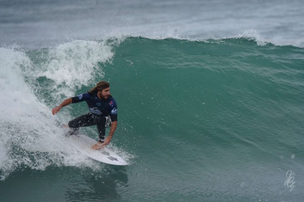Surfer Wade Carmichael at the Quiksilver Pro France 2019
