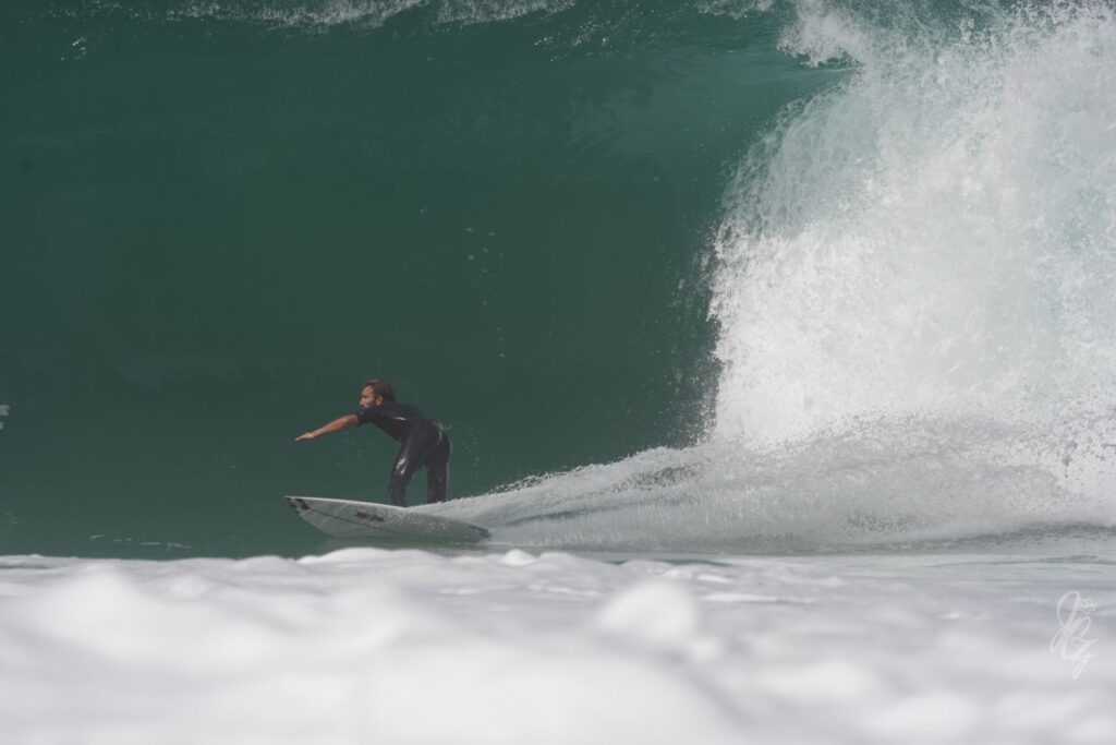 Surfer at the Quiksilver Pro France 2019