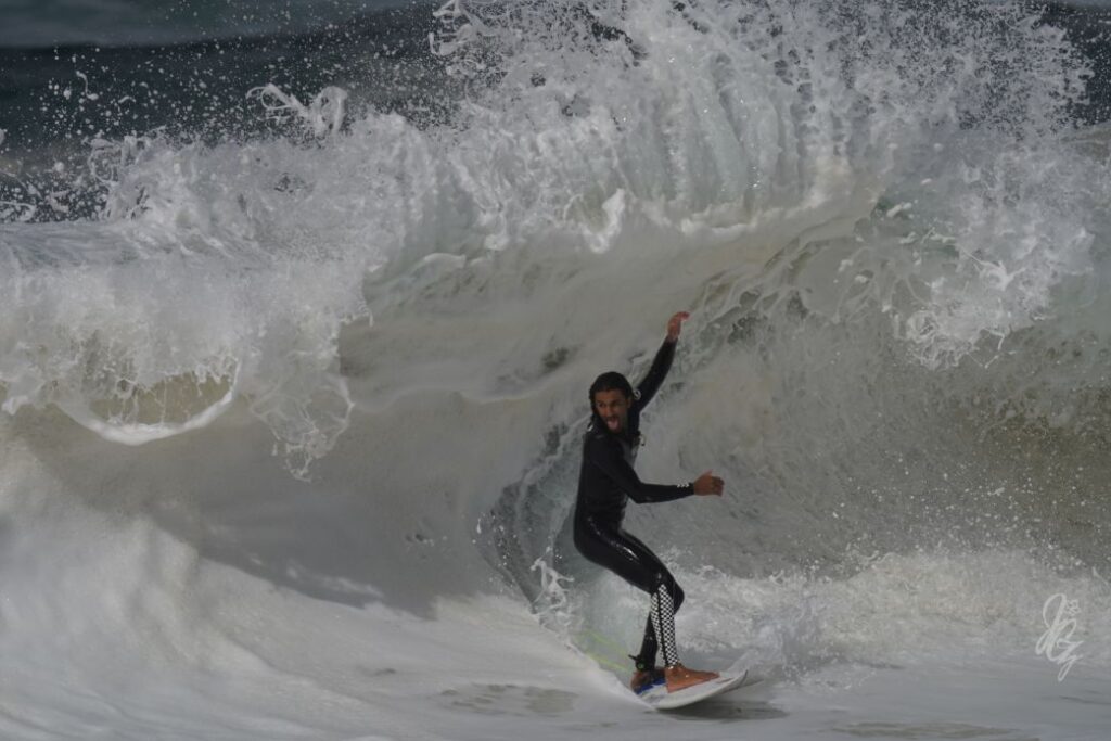 Surfer at the Quiksilver Pro France 2019