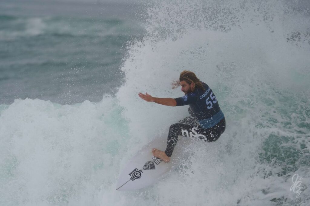 Surfer Wade Carmichael at the Quiksilver Pro France 2019