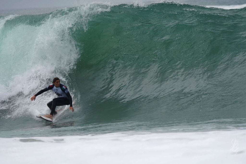 Surfer Leonardo Fioravanti at the Quiksilver Pro France 2019