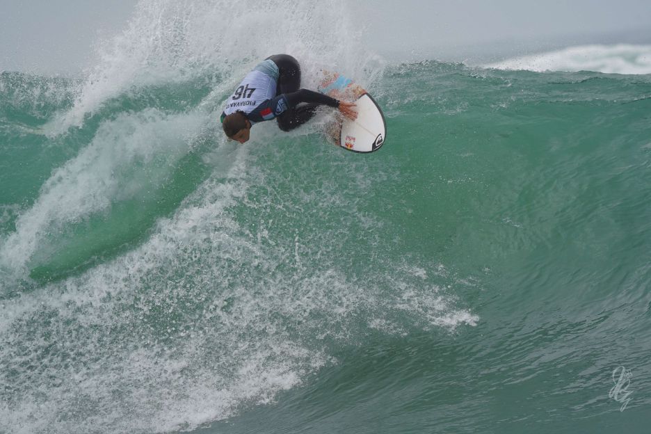 Surfer Leonardo Fioravanti at the Quiksilver Pro France 2019
