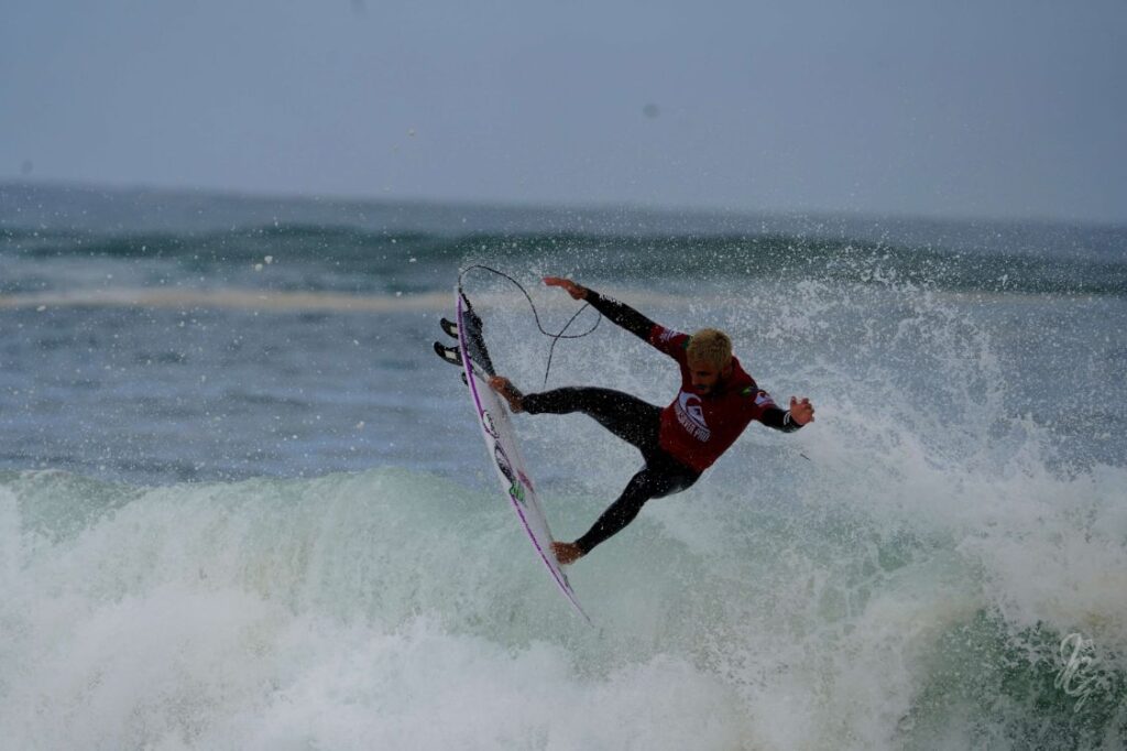 Surfer Felipe Toledo at the Quiksilver Pro France 2019