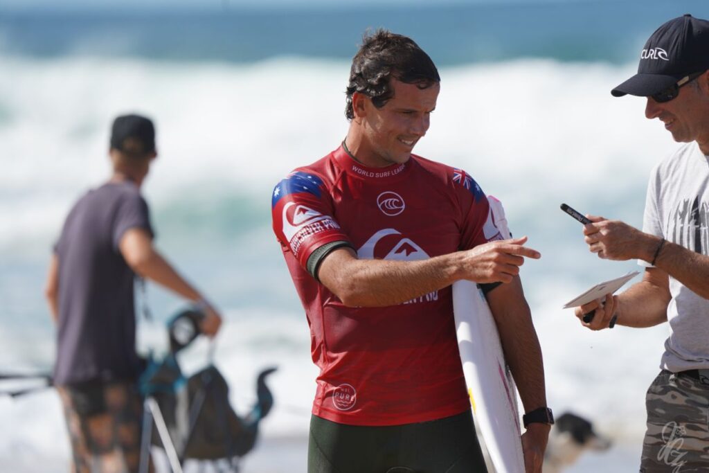 Surfer Julian Wilson at the Quiksilver Pro 2019