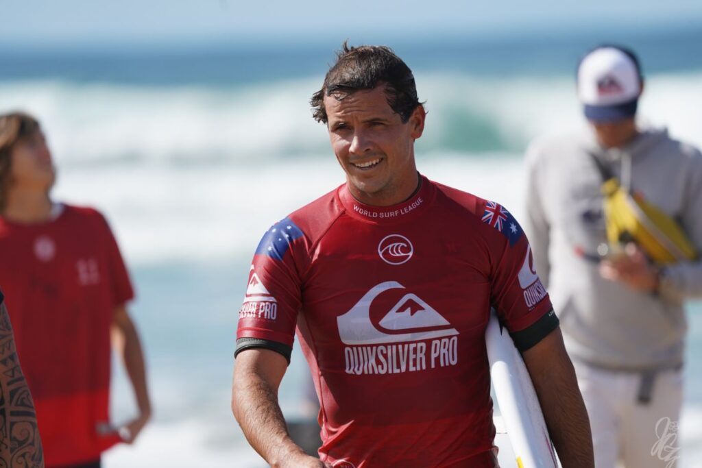 Surfer Julian Wilson at the Quiksilver Pro 2019