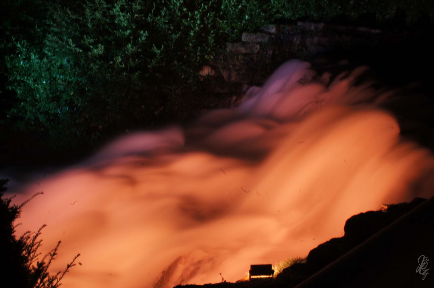 waterfalls at Blenheim Palace