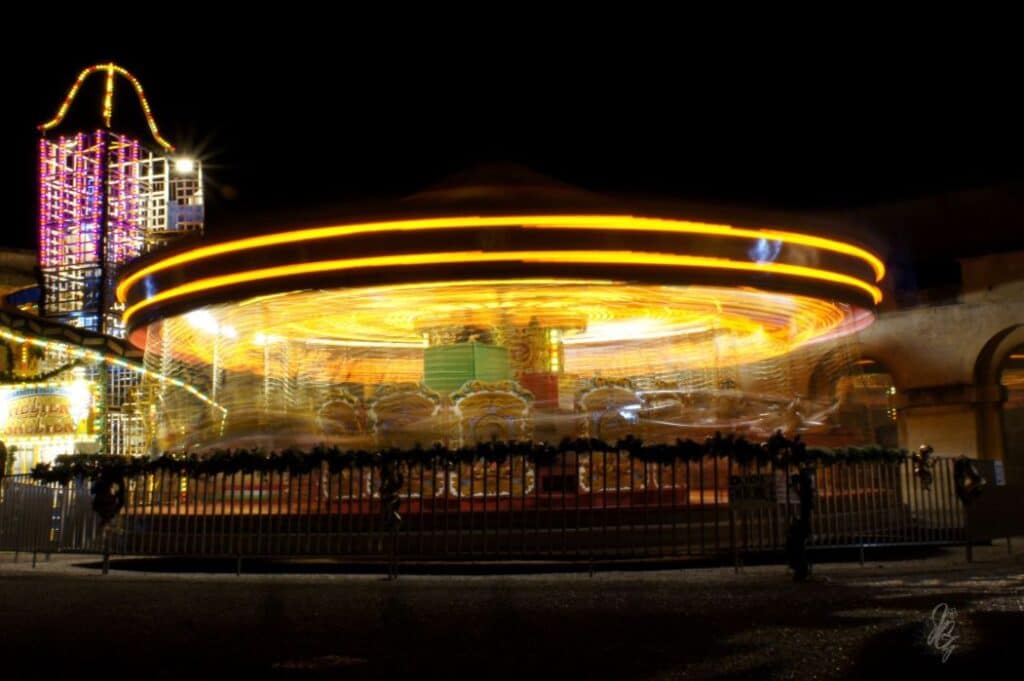 Carousel in the East Court at Bleinheim Palace