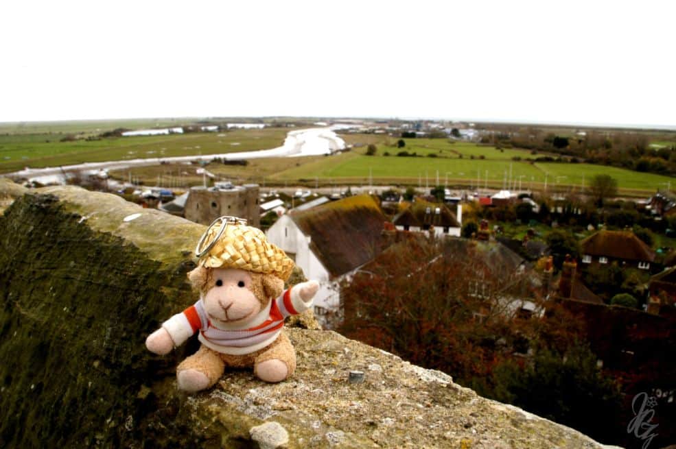View over Rye from St. Mary's church belltower