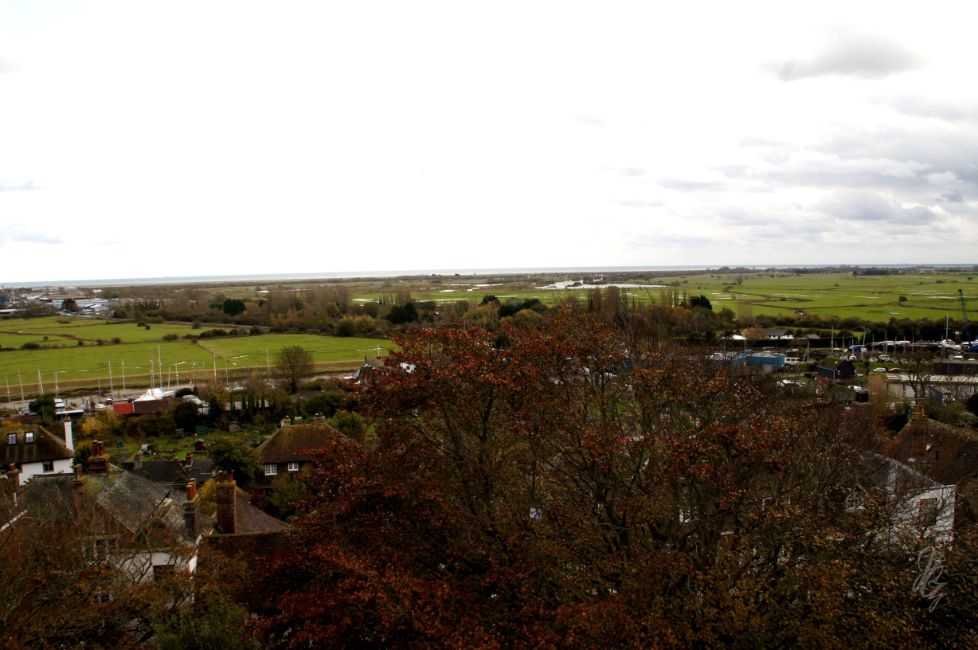 View over Rye from St. Mary's church belltower
