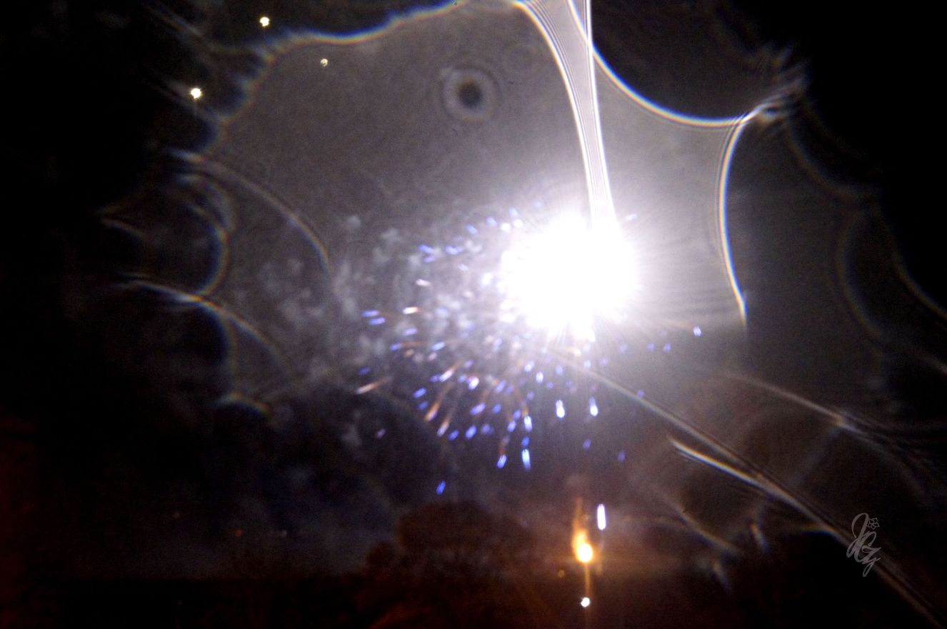 Fireworks during Bonfire Night in Rye