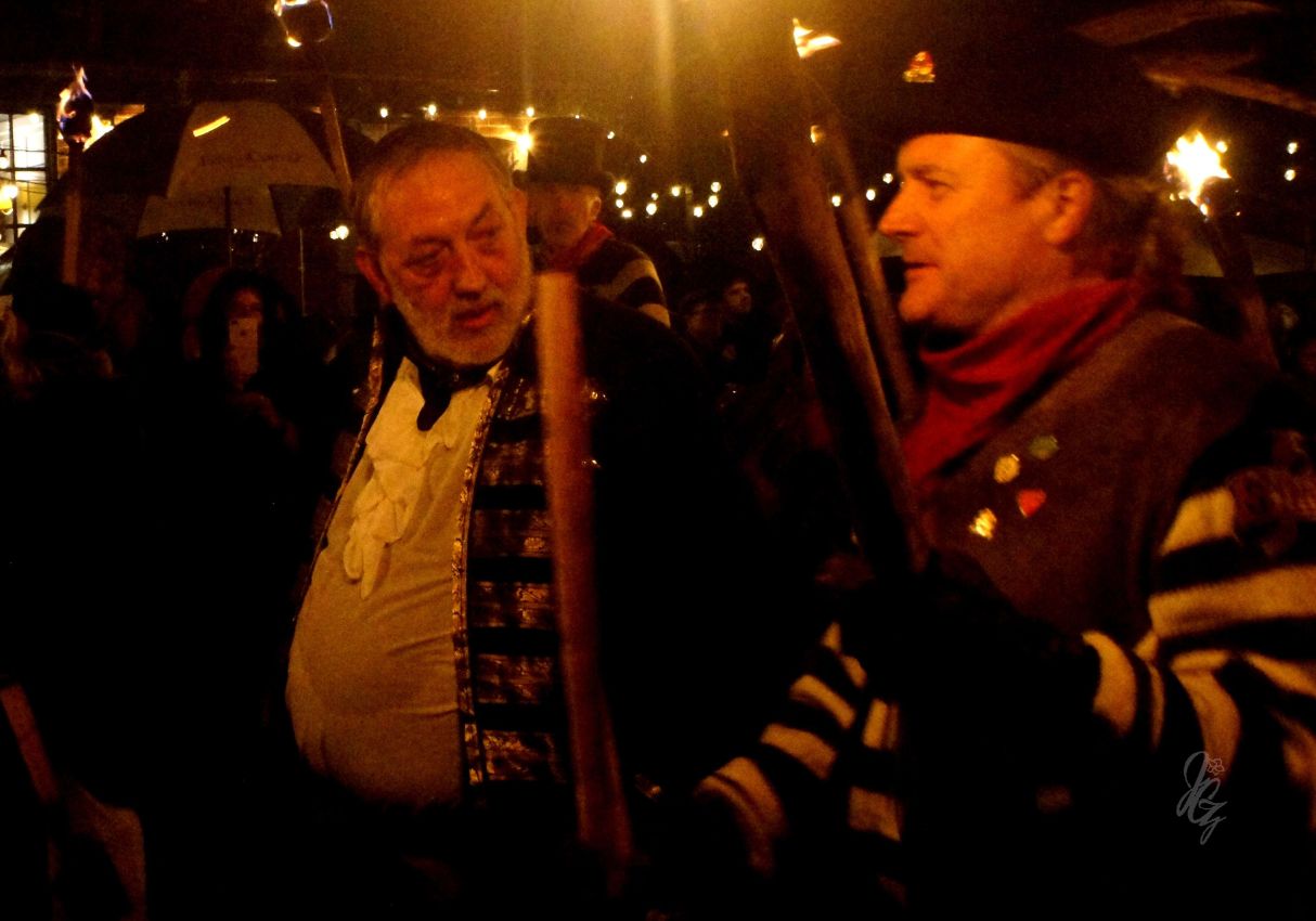 Procession during Bonfire Night in Rye