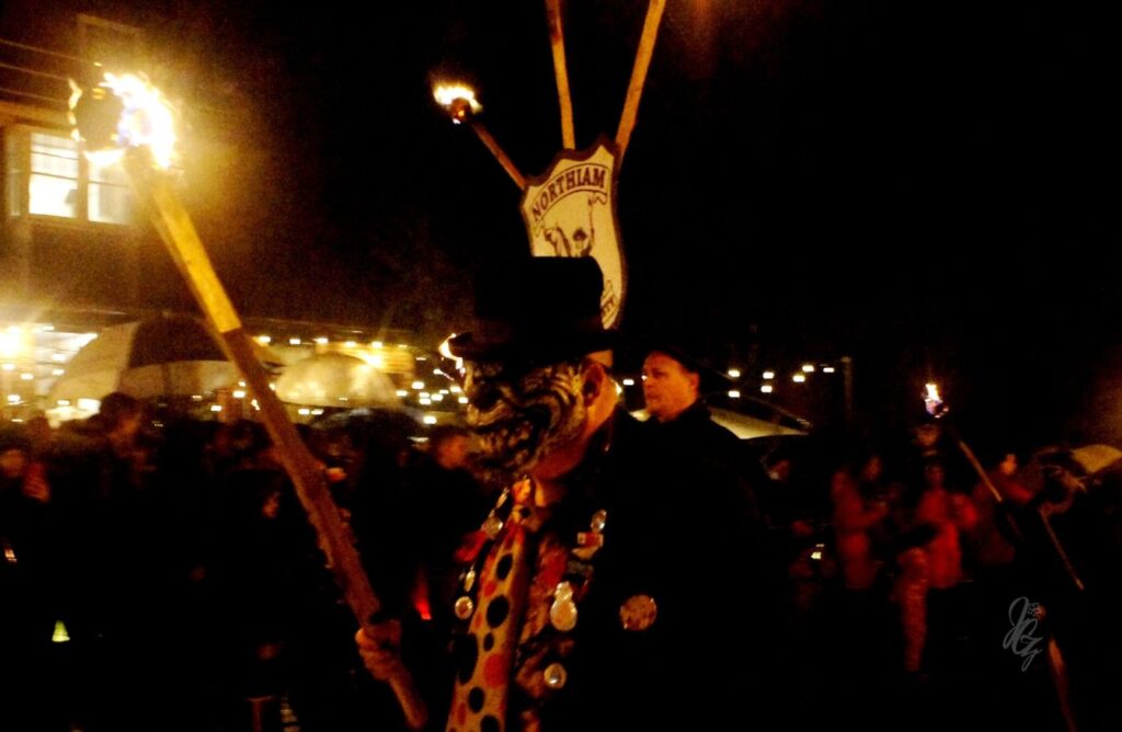 Procession during Bonfire Night in Rye