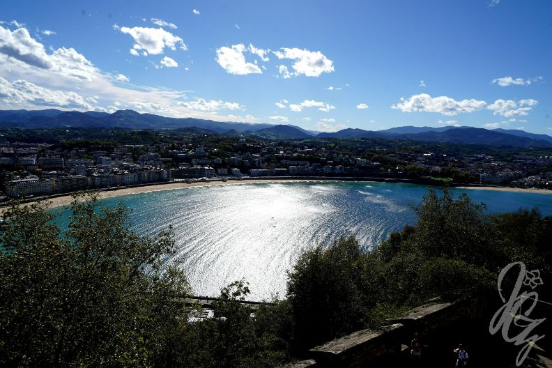 View over the bay at San Sebastian