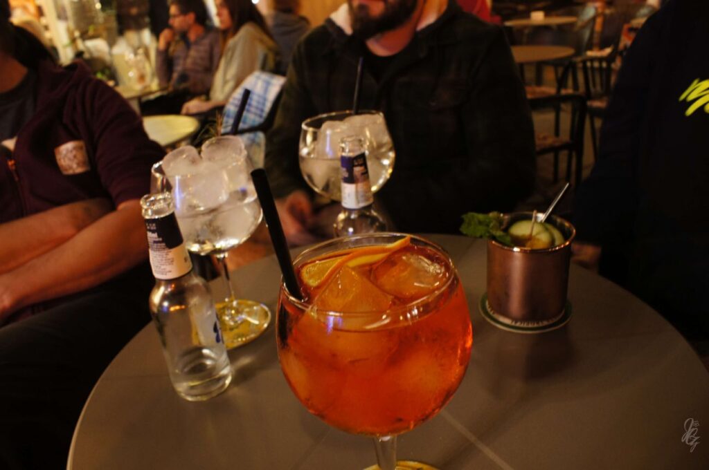 Cocktails at The Gin Corner in Corralejo