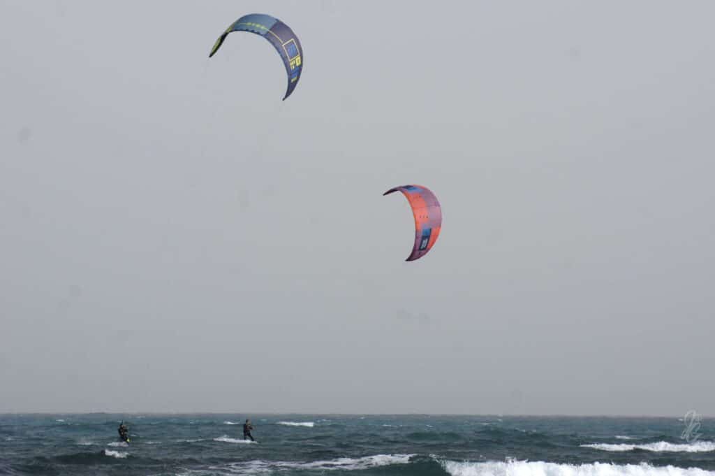 Kite surfers in Corralejo