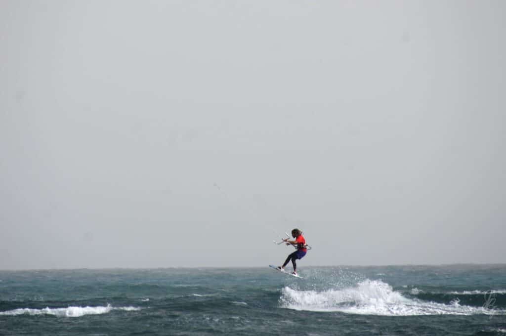 Kite surfers in Corralejo