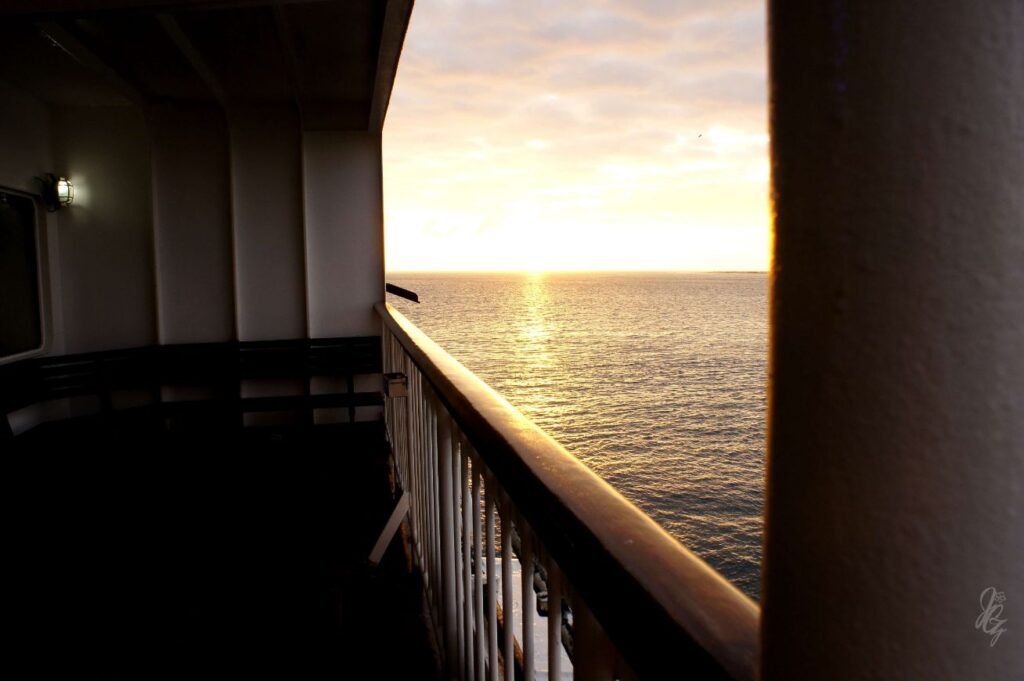 Sunrise from the Ferry to Lanzarote