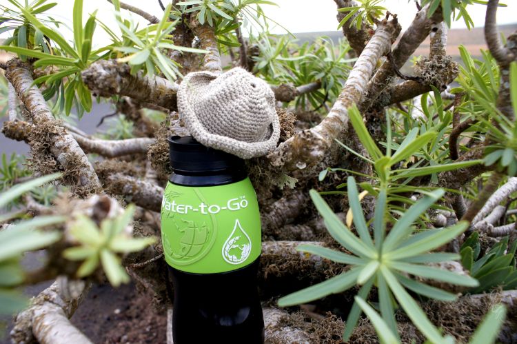 Water-to-go-Flasche in Lanzarote
