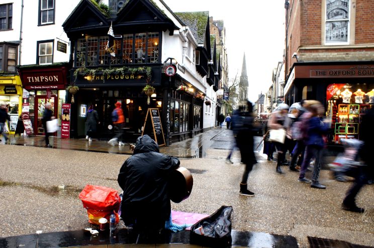 In the streets of Oxford