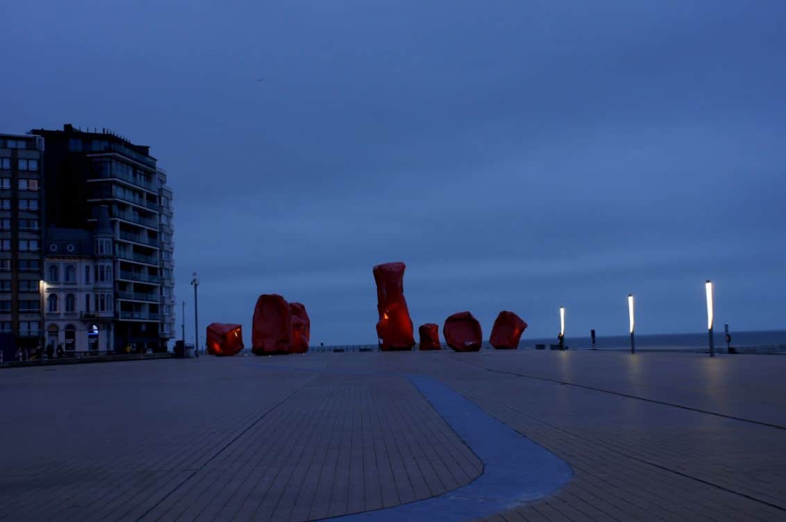 Beach promenade in Ostend