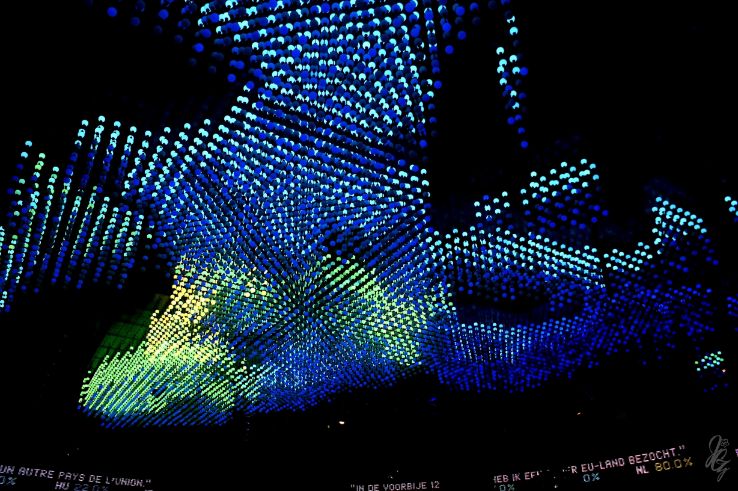 Inside the Parlamentarium in Brussels