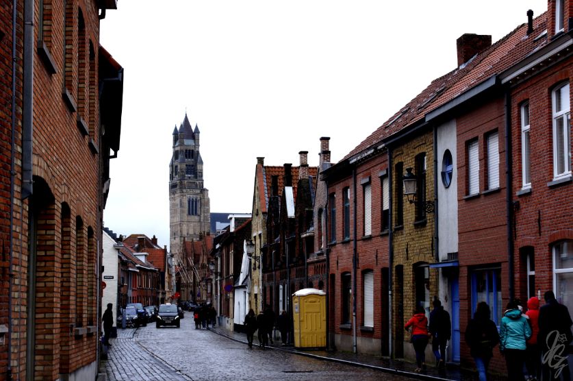 Street in Bruges.