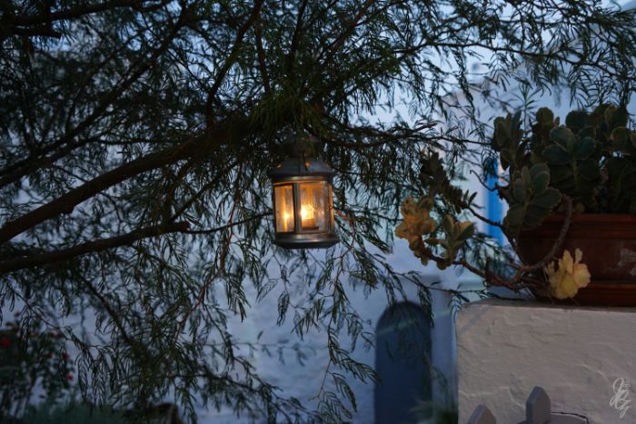 Garden decorations in Kimolos
