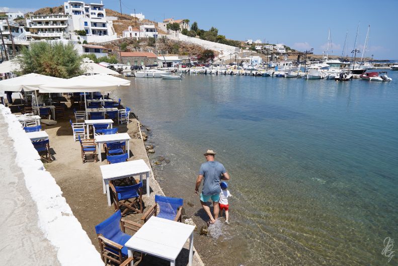 At the harbour in Loutra, Kythnos
