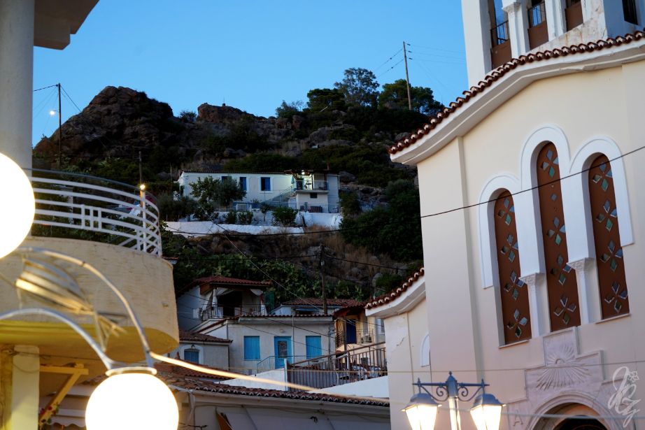 The town at the harbour of Poros