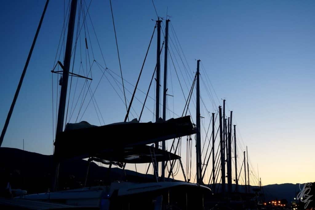 At the harbour in Poros