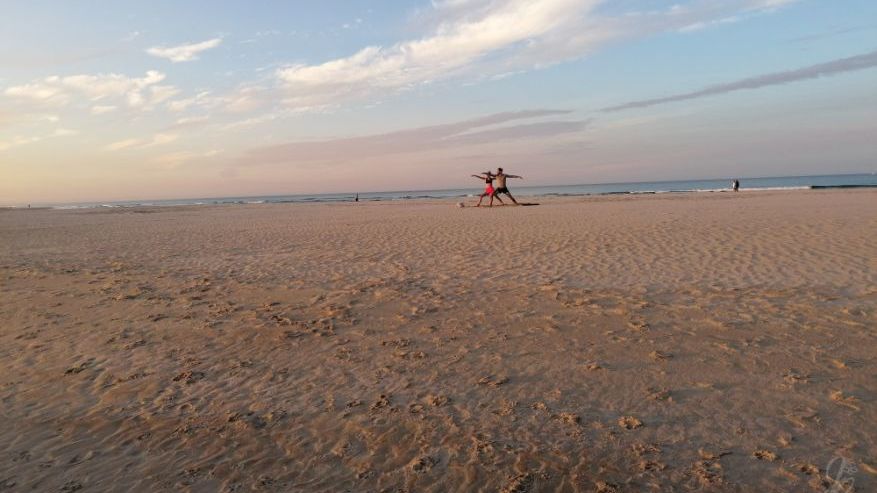 Sunrise Yoga at the beach in Conil de la Frontera