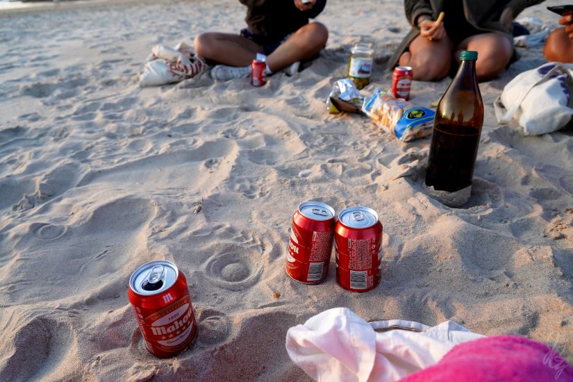Beers on the beach