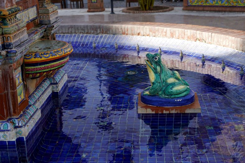 Fountain at the main square in Vejer de la Frontera