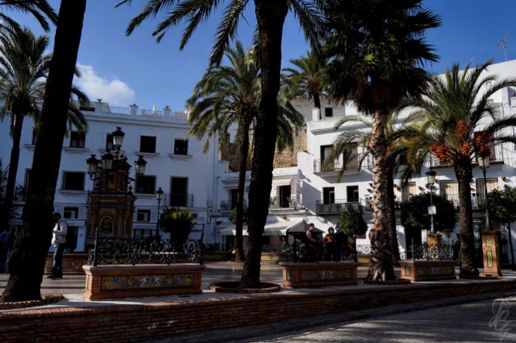 The main square in Vejer de la Frontera