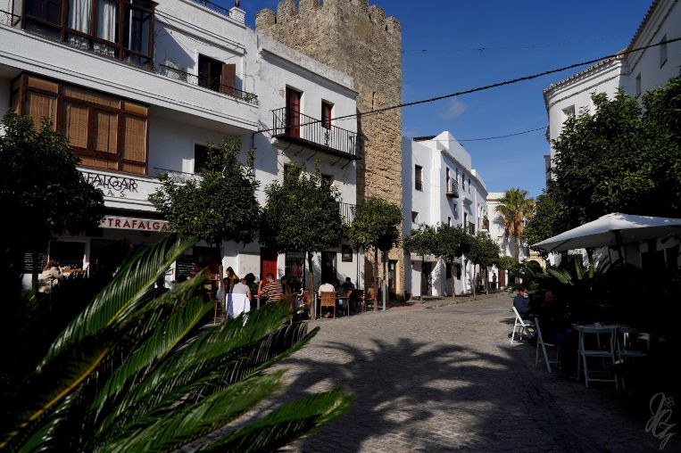 The main square in Vejer de la Frontera