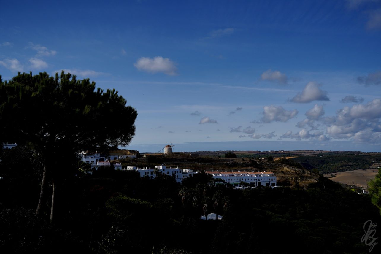View over the landscape from Vejer de la Frontera