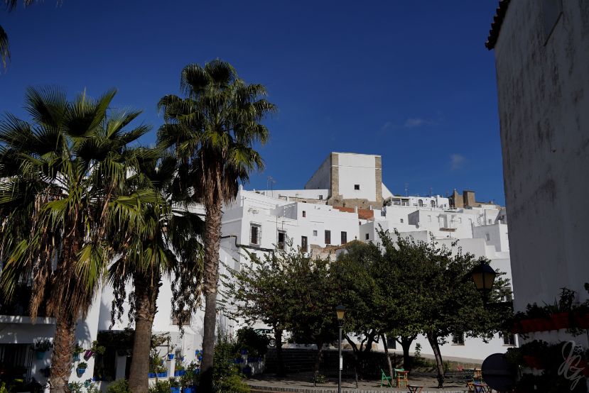The square in front of the Tapas bar in Vejer de la Frontera