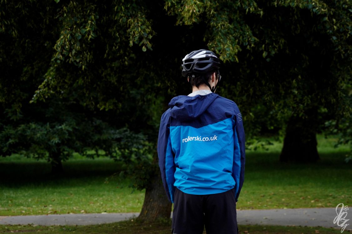 Rollerski instructor in Hyde Park